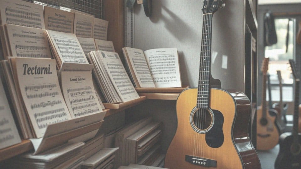 Jakie są dostępne źródła nut na gitarę?