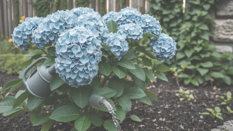Jak podlewać hortensję bukietową?