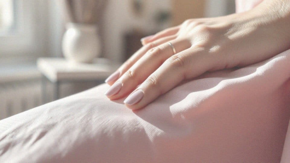 Czy fioletowe paznokcie współgrają z różową sukienką?