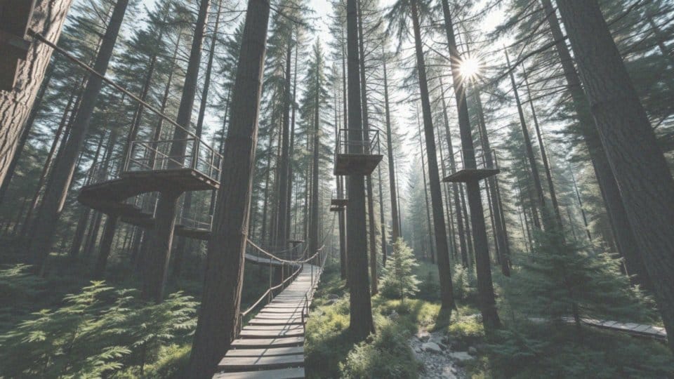 Jak Park linowy Góra Harców angażuje aktywne dzieci?