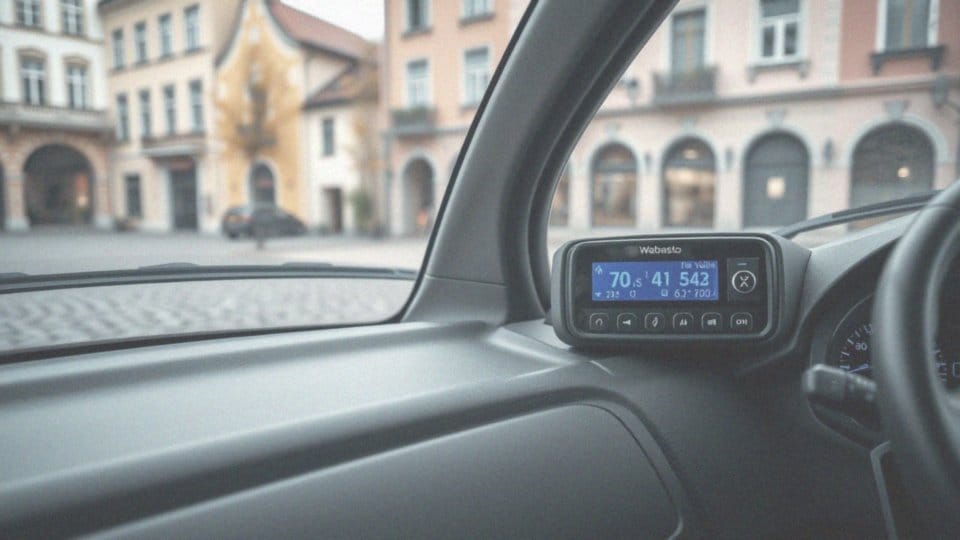 Jakie informacje są na wyświetlaczu chińskiego webasto?