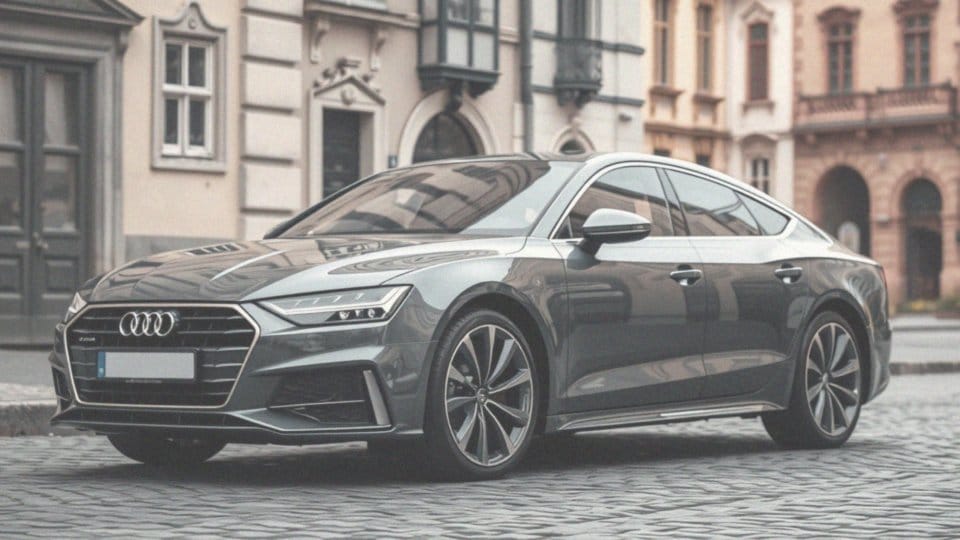 Co charakteryzuje język stylistyczny Audi A7 Sportback?